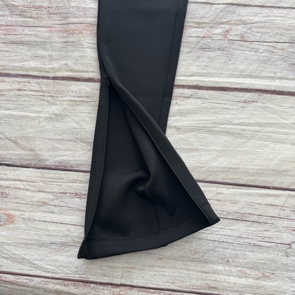 Amanda Uprichard Slim Ponte Pants Ankle Zip Moto Black Size Large - Picture 4 of 9